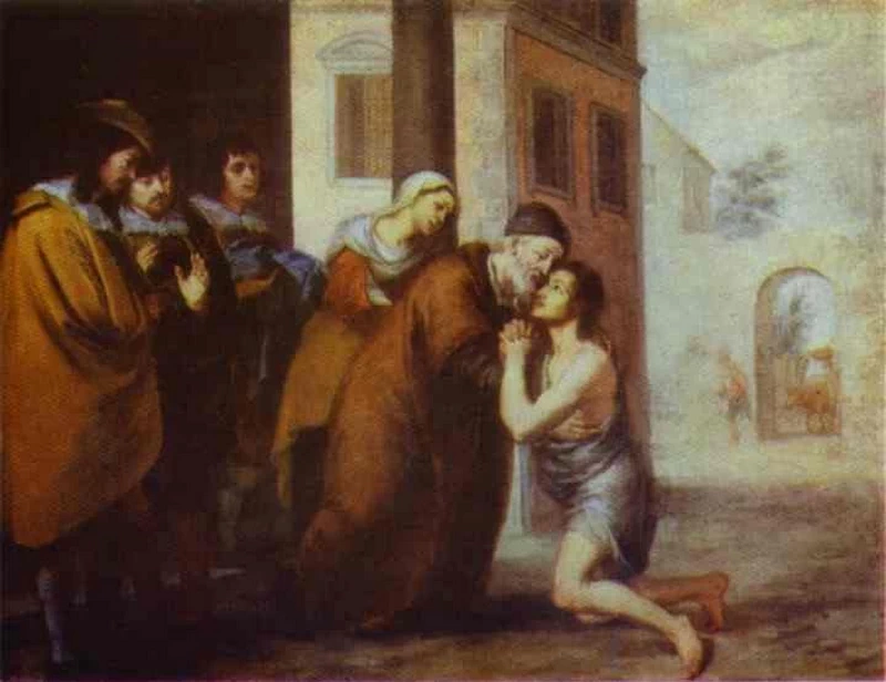 Bartolomé Esteban Murillo - 260, Il ritorno del figlio prodigo, National Gallery of Ireland, Dublin
